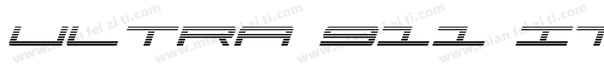 Ultra 911 Italic字体转换